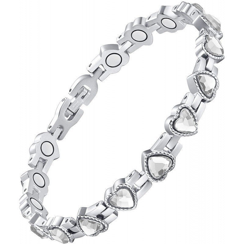 Wholesale full magnet bracelet adjustable diamond magnet bracelet