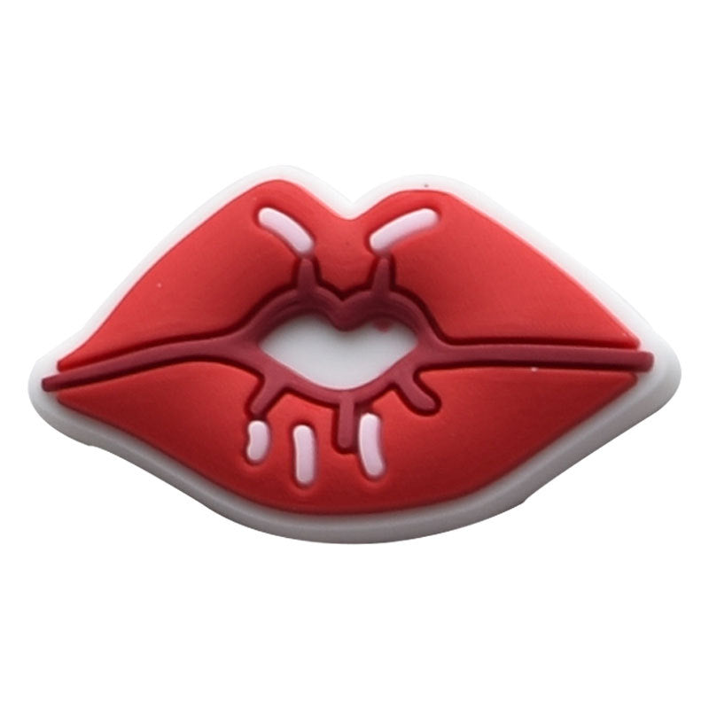 Wholesale Random 100pcs Red Valentine' s Day Series Croc Charms