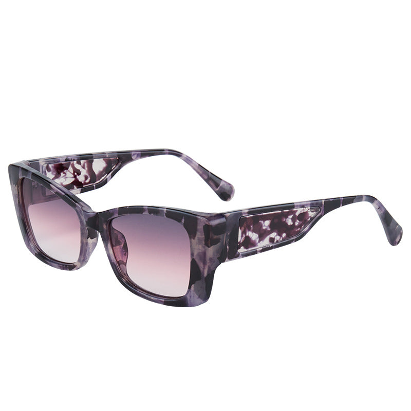 Wholesale Leopard Print Men and Women's Same UV Resistant PC Sunglasses