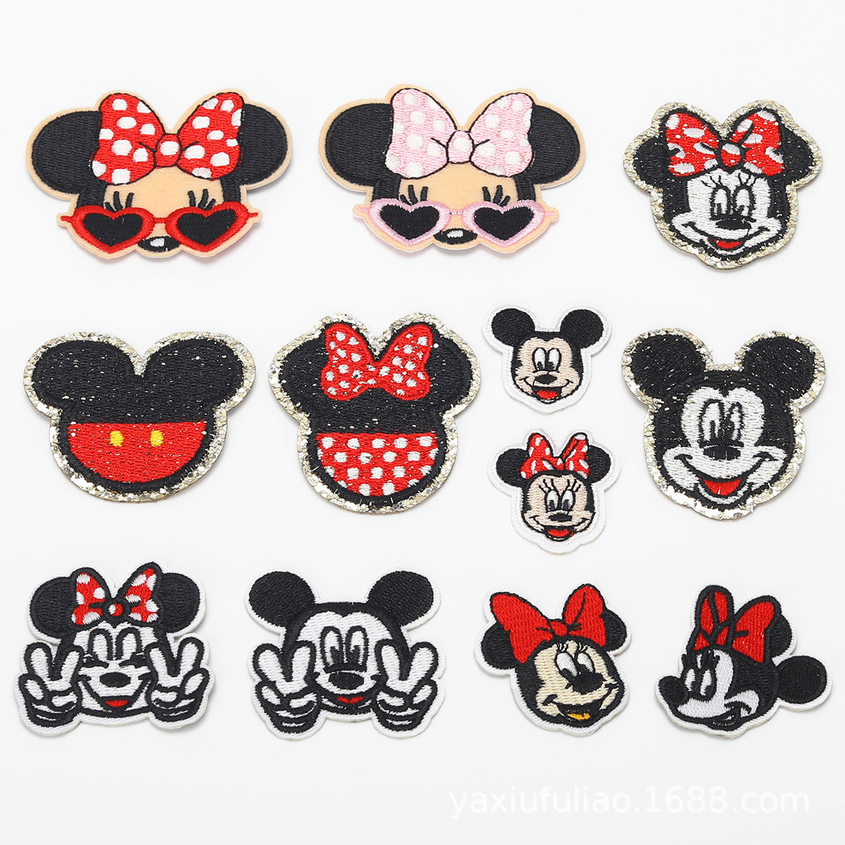 Wholesale 13 Styles Cartoon Cloth Patches Decorative Twill Sew On Appliques For Bags Clothing Hats Fashion Resale Accessory MysteryZone