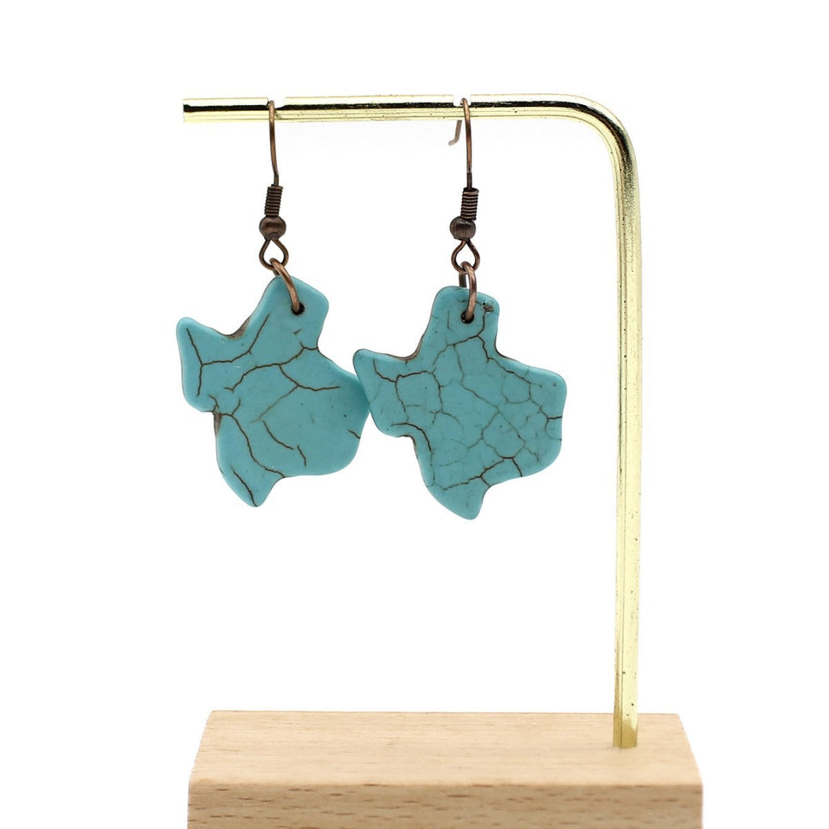 Wholesale Ethnic style turquoise women' s earrings