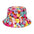 Wholesale Valentine's Day Love Candy Printed Fisherman Hat Couple Outdoor Sun Hat Children's All-match Double-sided Basin Hat