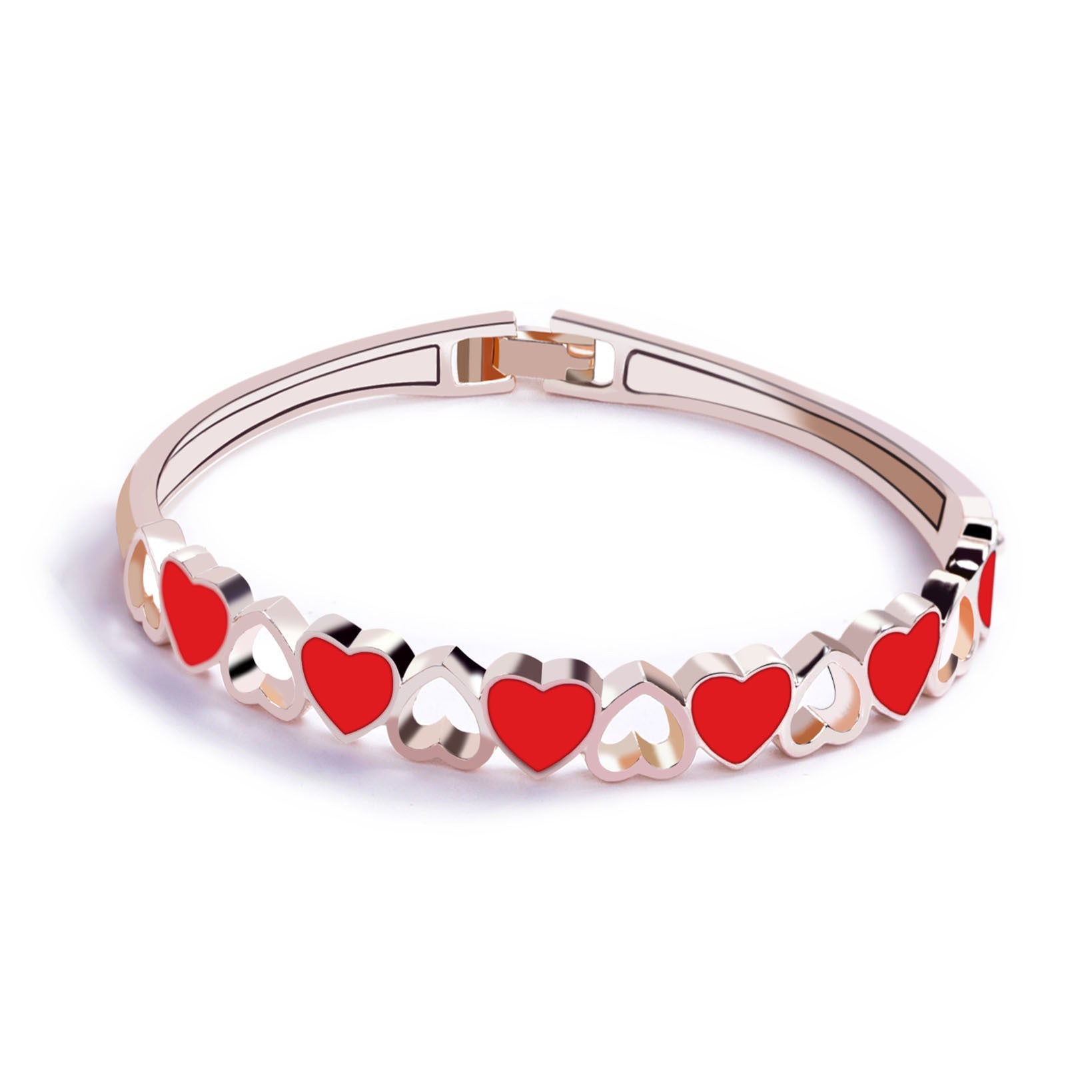 Wholesale Heart to Heart Alloy Bracelet