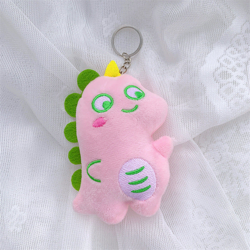 Wholesale Cute Smiling Dinosaur Creative Doll Plush Keychain