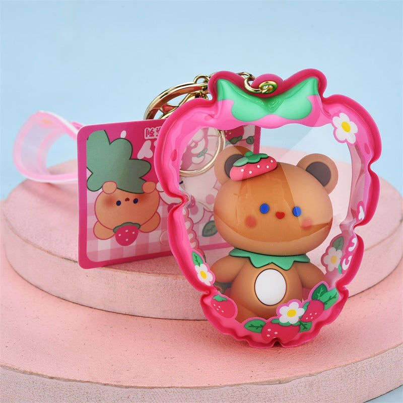 Llaves de pvc de conejo blanco lindo al por mayor