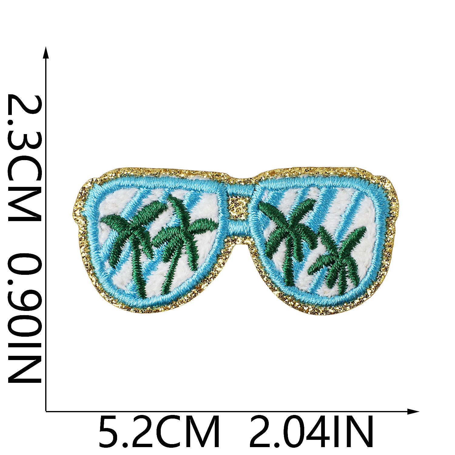 Wholesale Heat Transfer Leather Embroidery Patch With Beach Shell Design For Denim Shorts Decorative Fashion Accessory