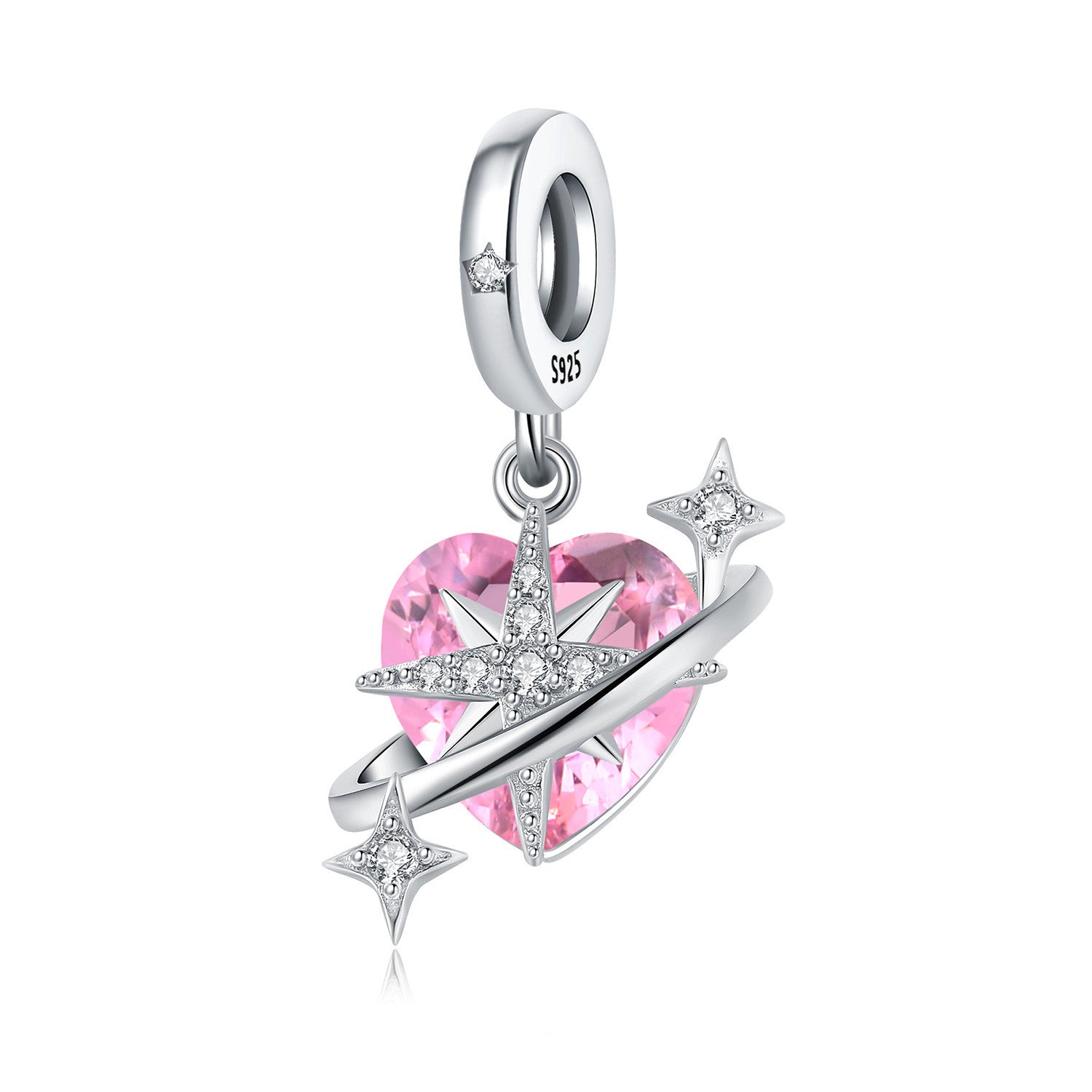 Wholesale Diverse Stars Moon Sun Pure Silver Charms