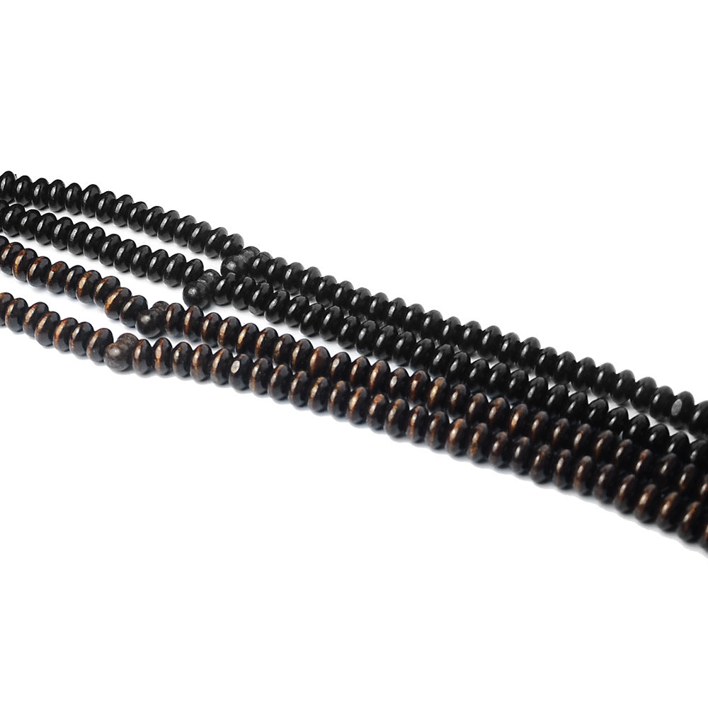 Wholesale Stylish Natural Wood Bead Bracelet 12Mm Abacus Bead Unisex Jewelry Accessory For Resale