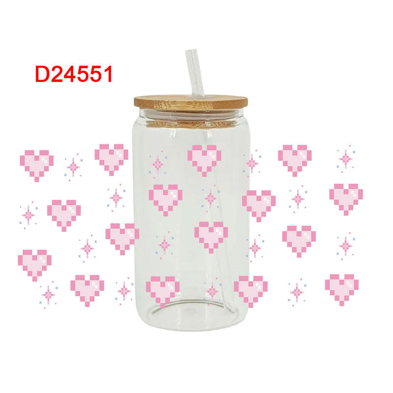Wholesale UV Transfer Paste Glass Crystal Label Crystal Paste 16OZ UV DTF WRAPS