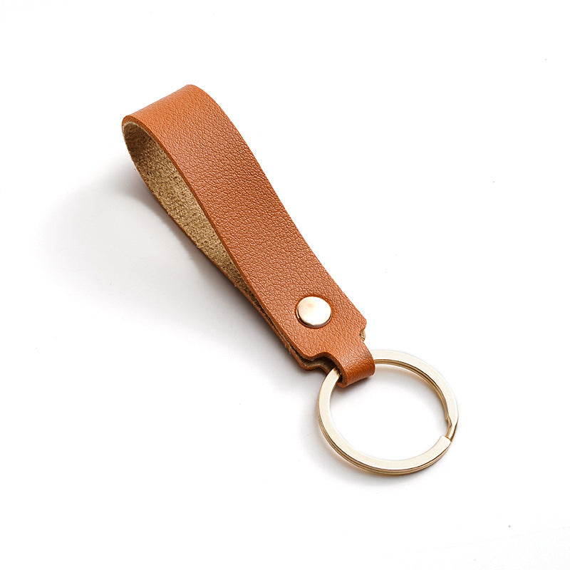 Wholesale Pu Leather Metal Business Small Gift Car Keychain