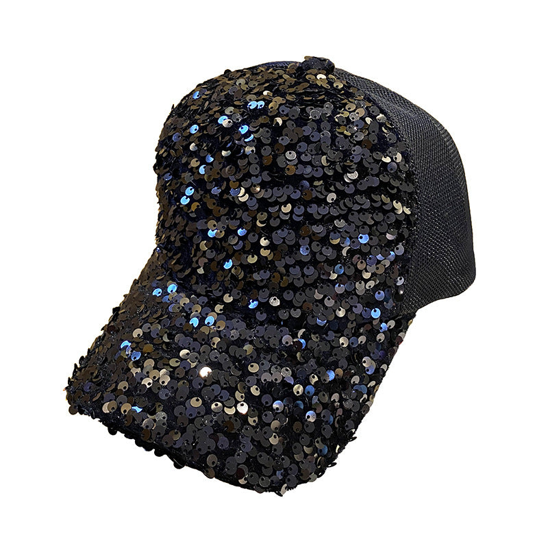 Wholesale Sequin Sunscreen Cotton Baseball Caps