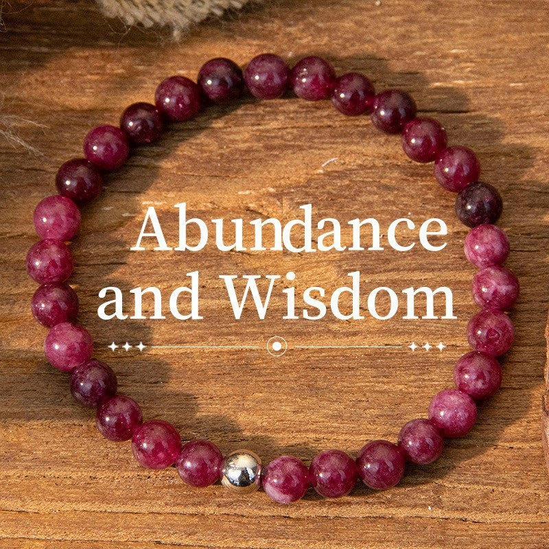 Wholesale Bohemian Love Stone Multi layered Stacked Crystal Bracelet