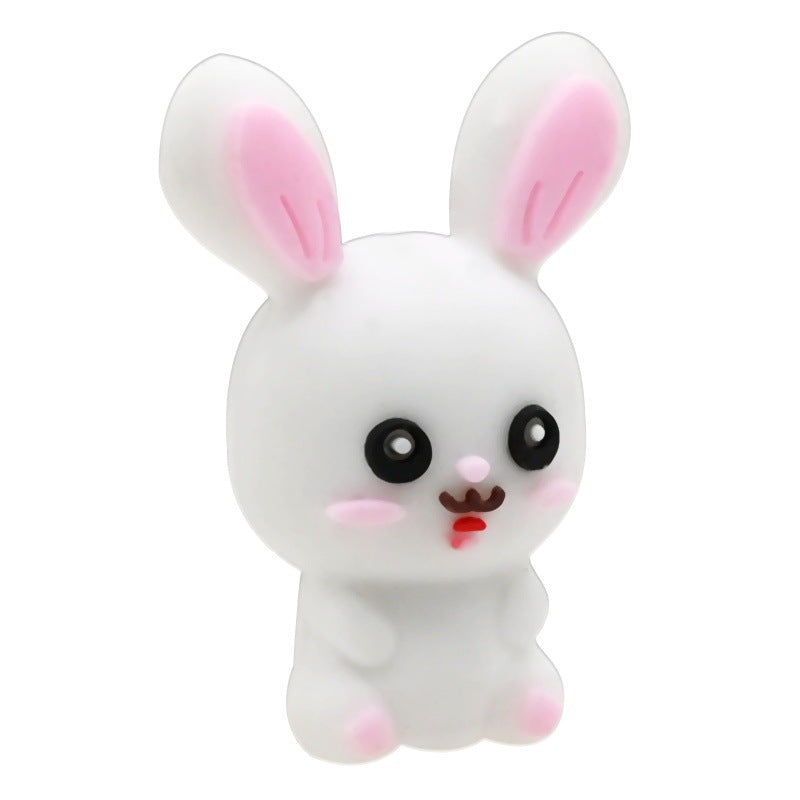 Wholesale Random 100pcs cartoon cute animal 3D Focal Beads