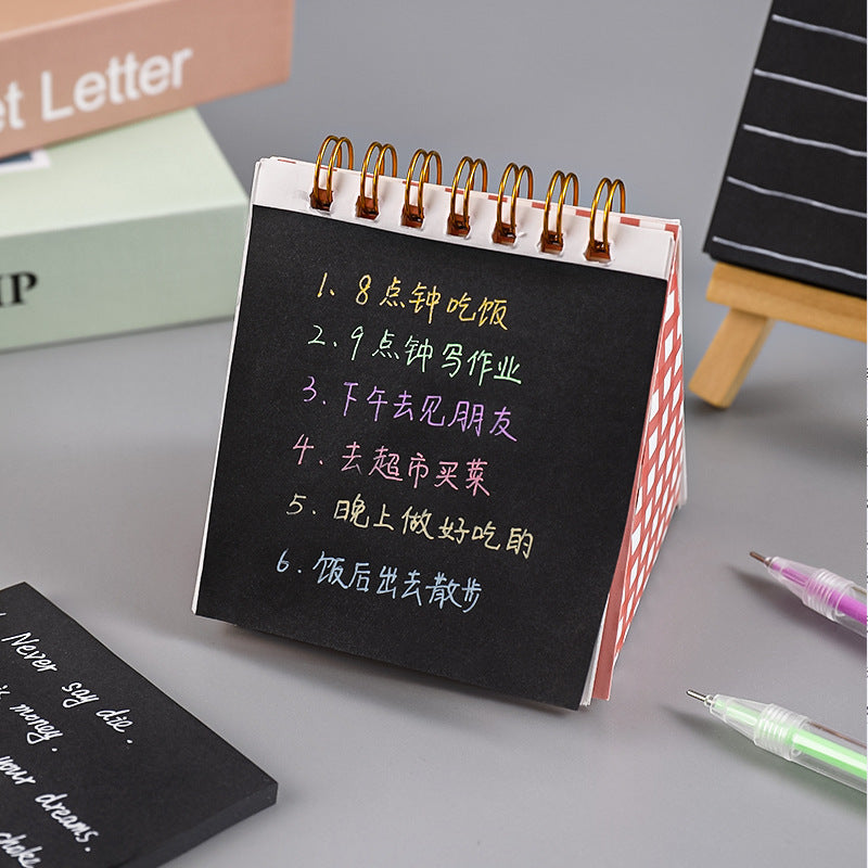 Wholesale Paper Black Simple Post-it Notes