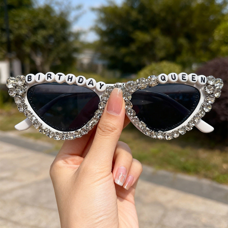 Wholesale Inlaid with diamonds Men' s/ women' s sunglasses