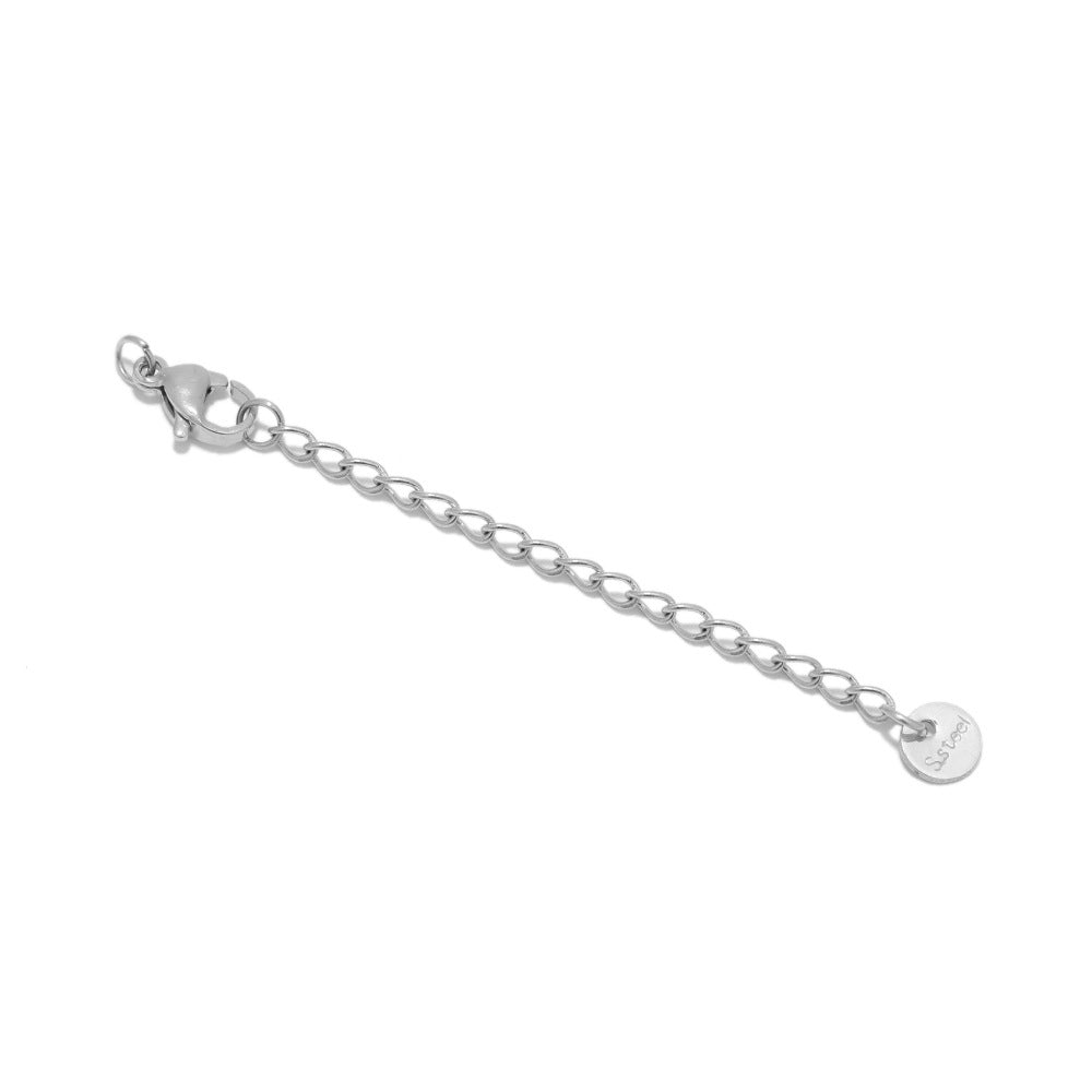 Wholesale 10 PCS/PACK 18K Stainless Steel Lettering Extension Chain