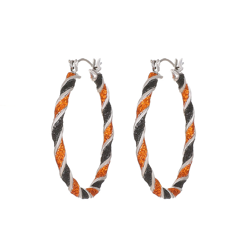 Wholesale  Devil Bat  Pumpkin Earrings For Women Alloy Electroplated Jewelry Accessory Trendy Party Gift Boutique Resale