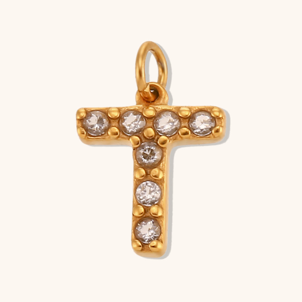 Pargente de cartas de inglés de oro de acero inoxidable de acero inoxidable al por mayor