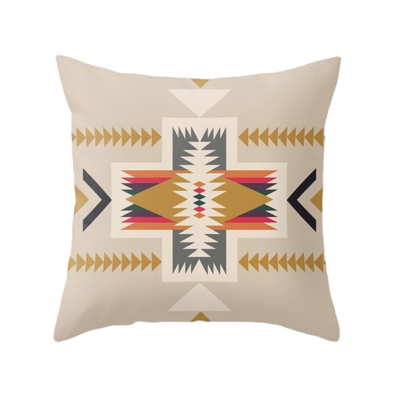Wholesale Aztec Printed Ethnic Style Linen Pillowcases
