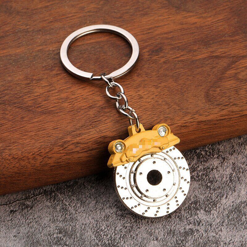 Wholesale Creative brake discs wheel hubs calipers metal keychains
