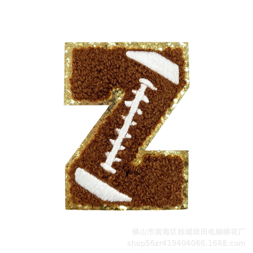 Wholesale Teacher S Day Chenille Embroidered Letter Bow Patch Set Self Adhesive Iron On DIY Decor For Shoes And Hats