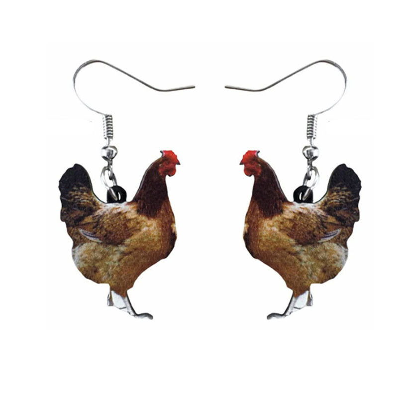 Wholesale Mini Animal Acrylic Earrings
