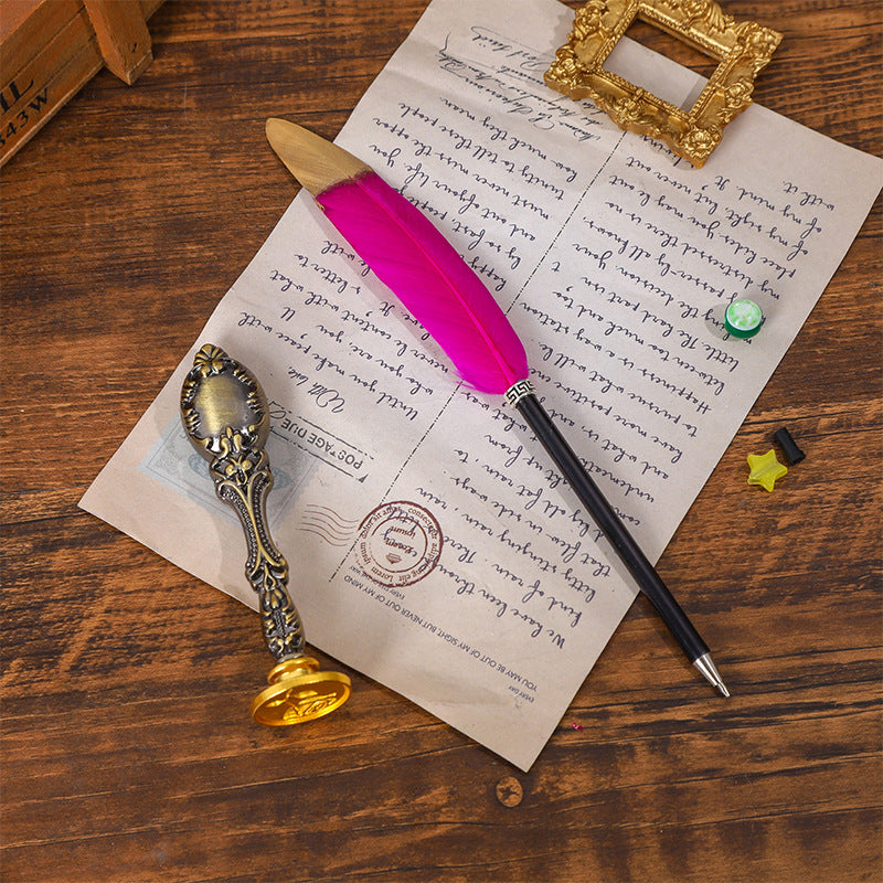 Pluma de pluma plateada al por mayor pluma