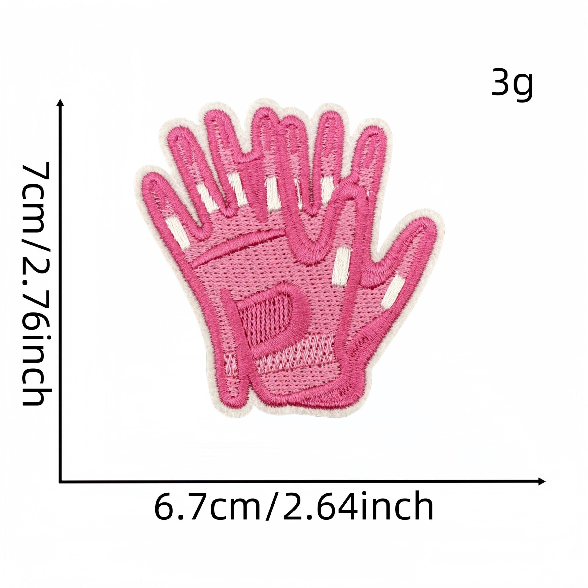 Wholesale Cartoon Sports Golf Pink Series Embroidery DIY Patches