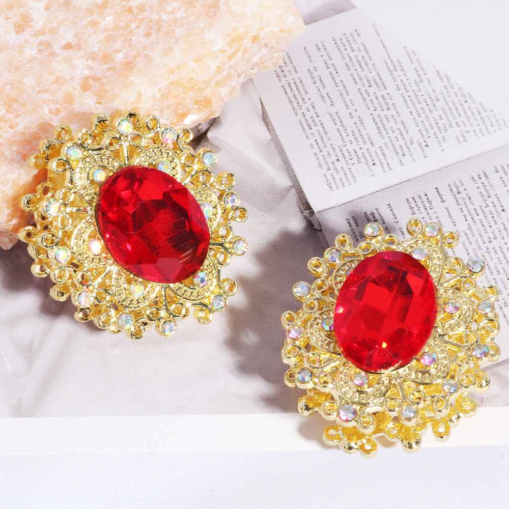 Wholesale 3pcs/pack Retro alloy heavy-duty beads straight hole DIY beading