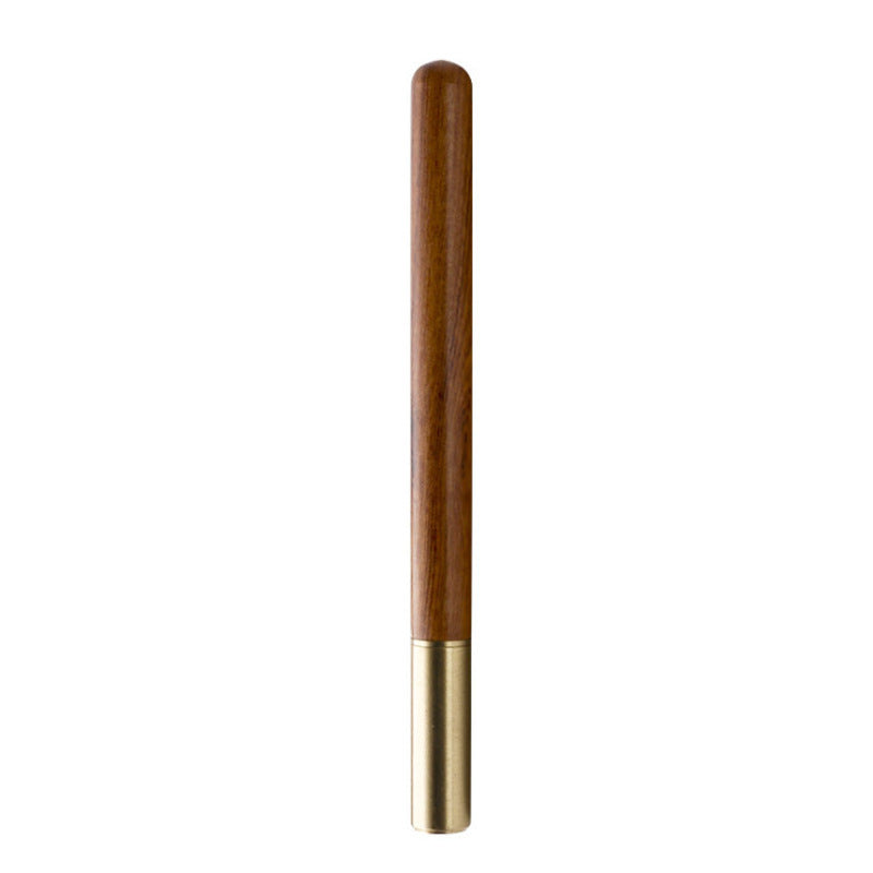 Wholesale Ebony Wood Ball Pen Brass Metal Gel Pen