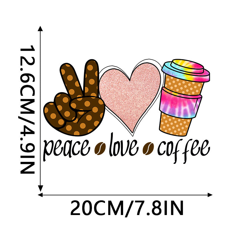 Wholesale 10pcs Leopard print coffee UV DTF Ready to Press Transfers Wraps