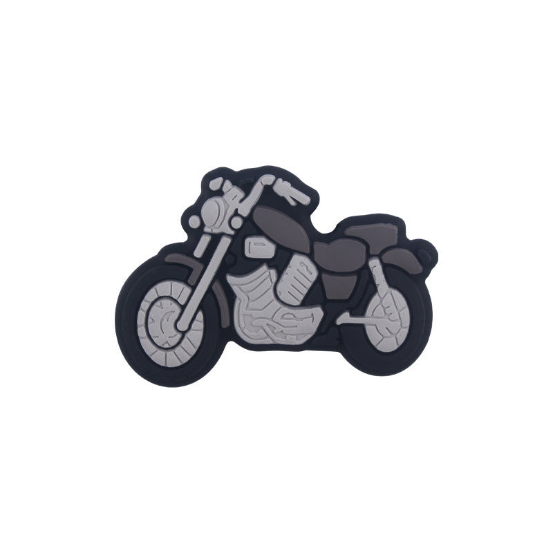 Wholesale 10pcs Cartoon Motorcycle Focal Beads