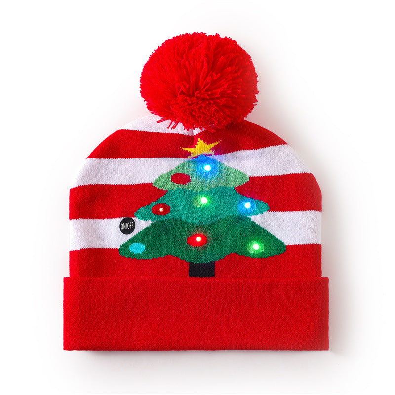 Wholesale Christmas hat  colorful woolen hat