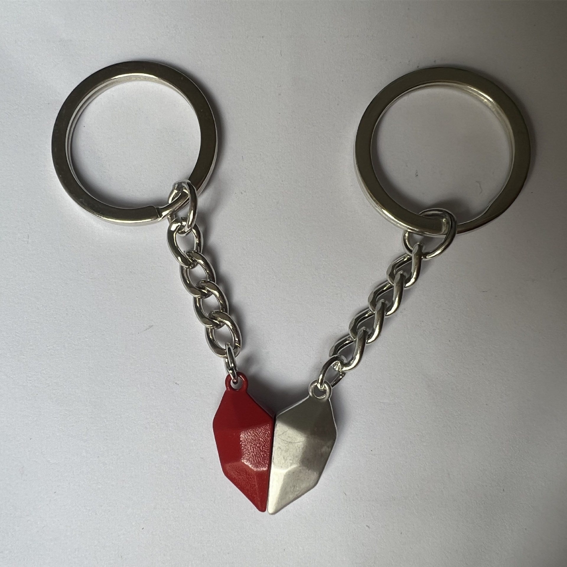 Wholesale Love Couple Wishing Stone Creative Magnet Love Keychains