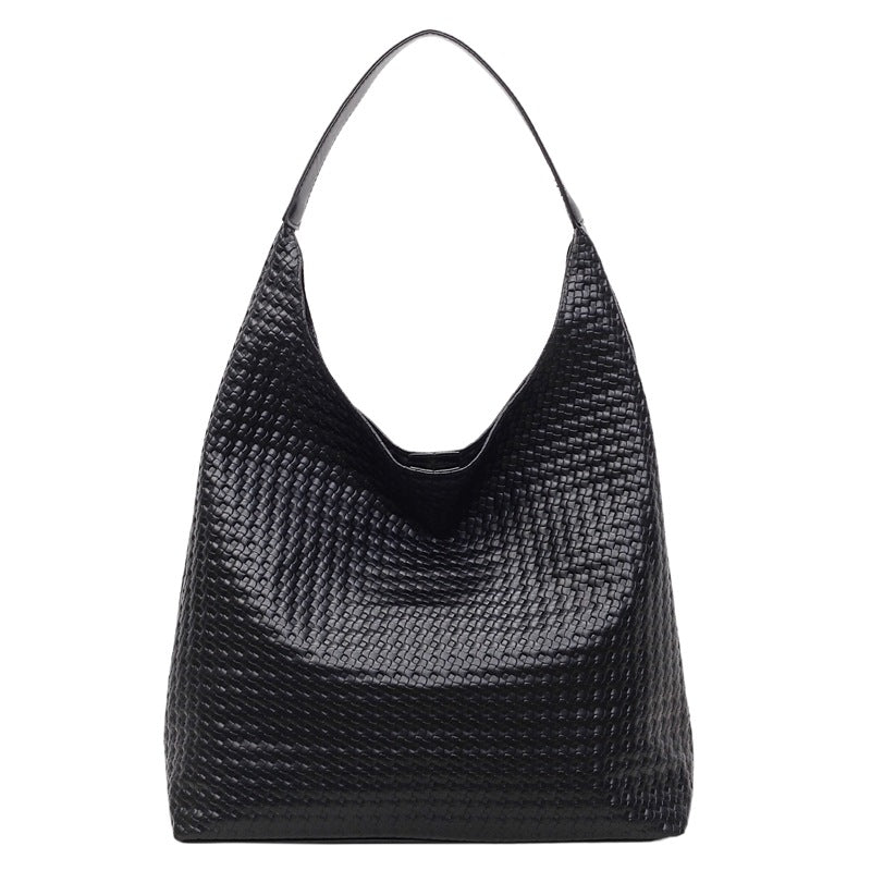 Wholesale pu leather large-capacity underarm mother-and-child bag retro tote bag