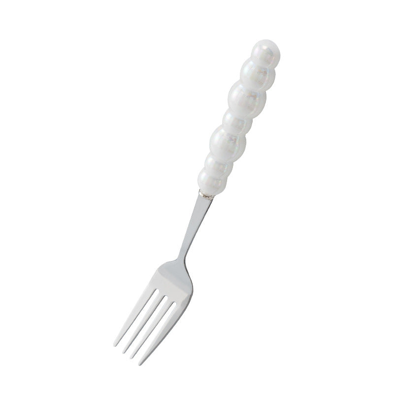 Wholesale Ceramic Pearl Handle Stainless Steel Knives, Forks, and Spoons