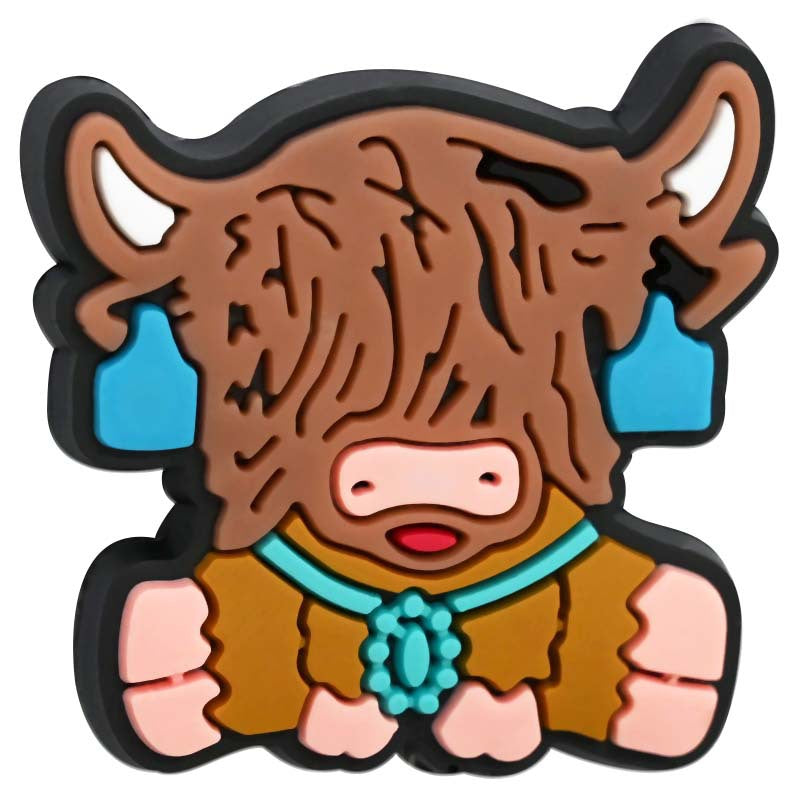 Wholesale Random100pcs Cartoon Cute Denim PVC Pen Focal Beads