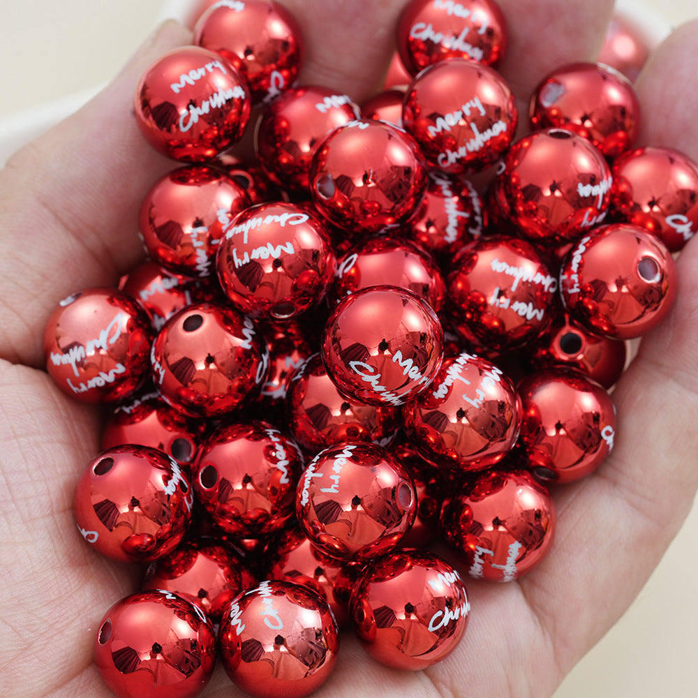 Wholesale 10pcs AlphabeEnglish  Acrylic Beads DIY Beads