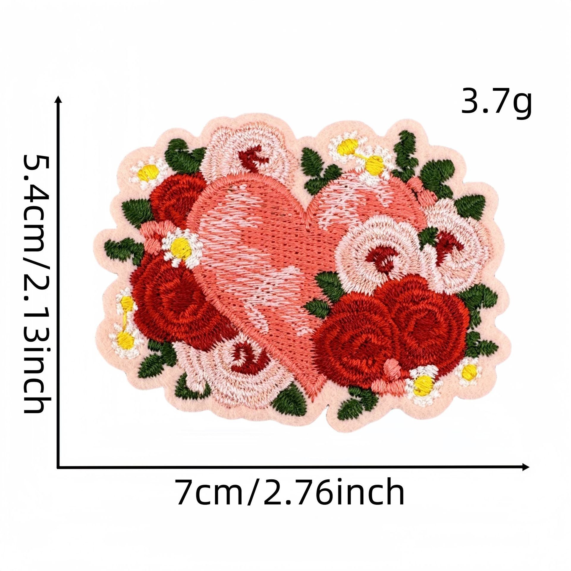 Wholesale Valentine' s Day Pink Love Cartoon Embroidery DIY Patches