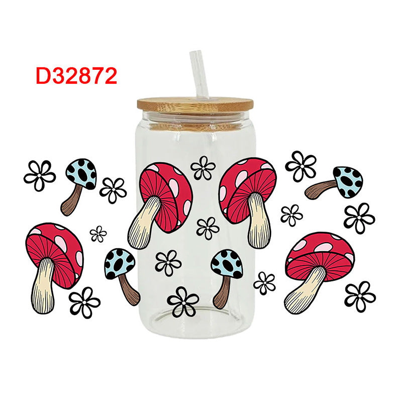 Wholesale Autumn style  16oz Cup UV DTF Wraps