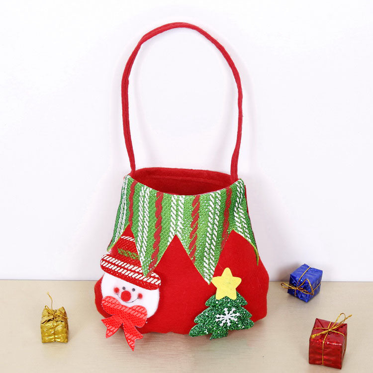 Wholesale Christmas Brushed Apple Bag Guest Gift Candy Packaging Bag