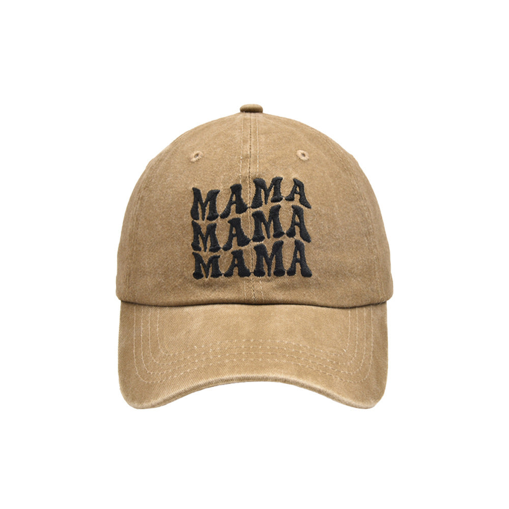Wholesale Cotton Parent-child Three-row Letter MAMA MINI Baseball Cap