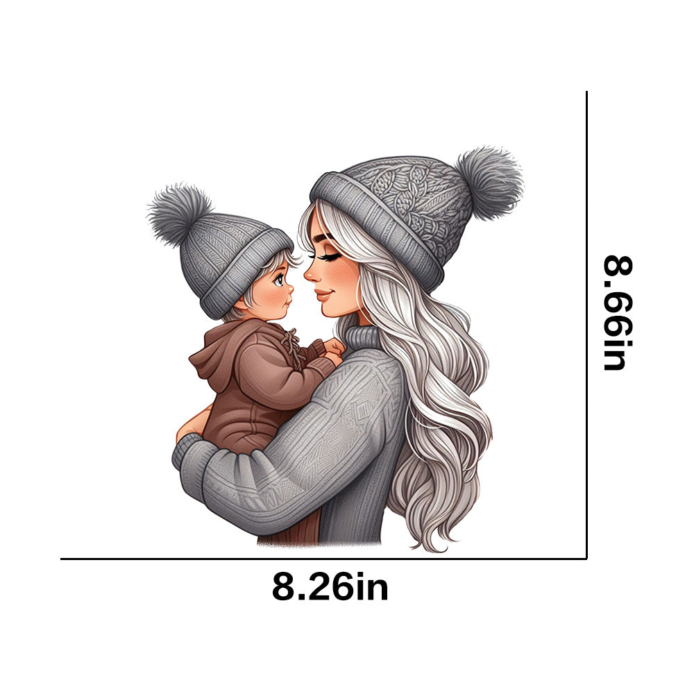 Wholesale Mother and child clothing UV DTF Ready to Press Transfers Wraps