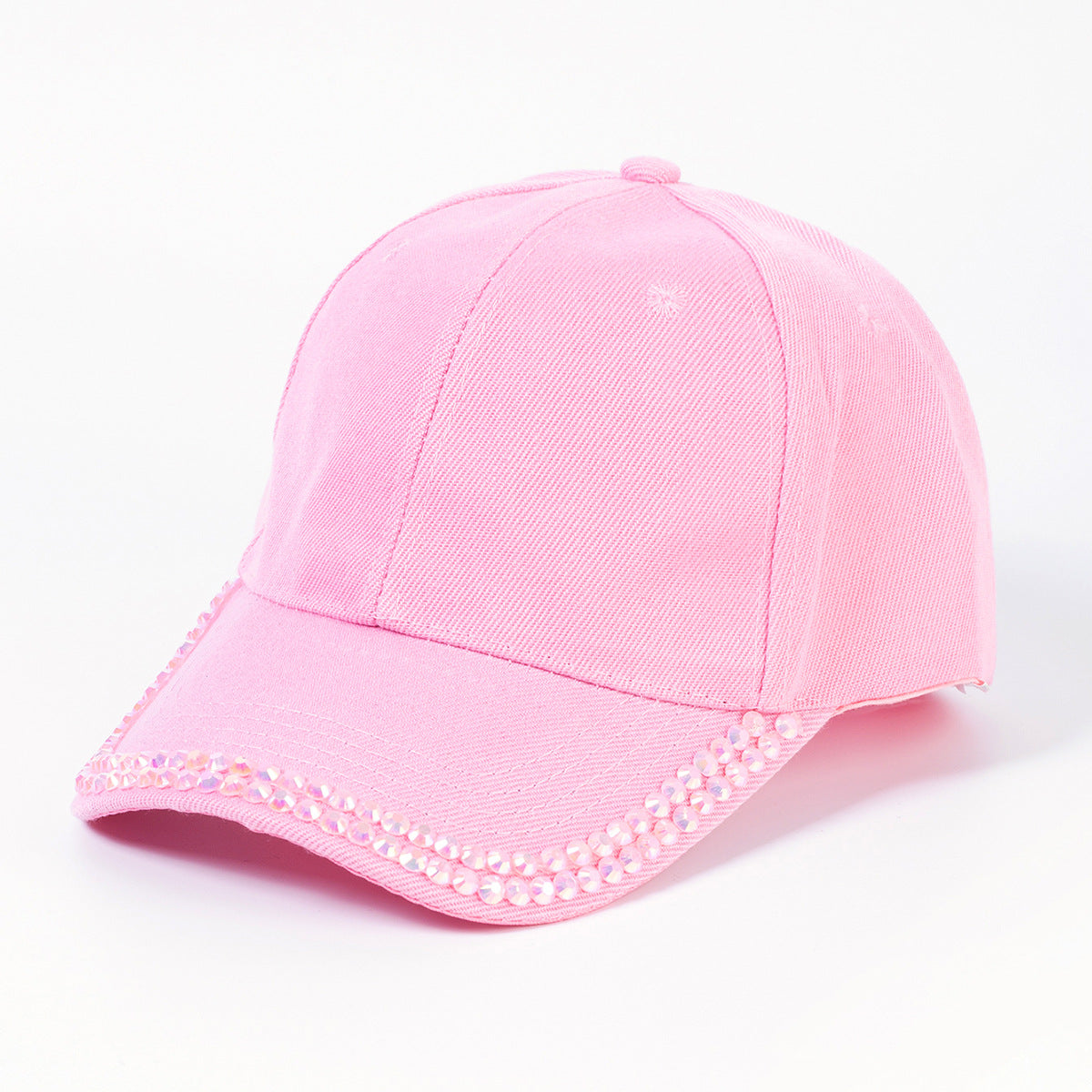 Wholesale Women's Cotton Diamond Water Diamond Baseball Caps