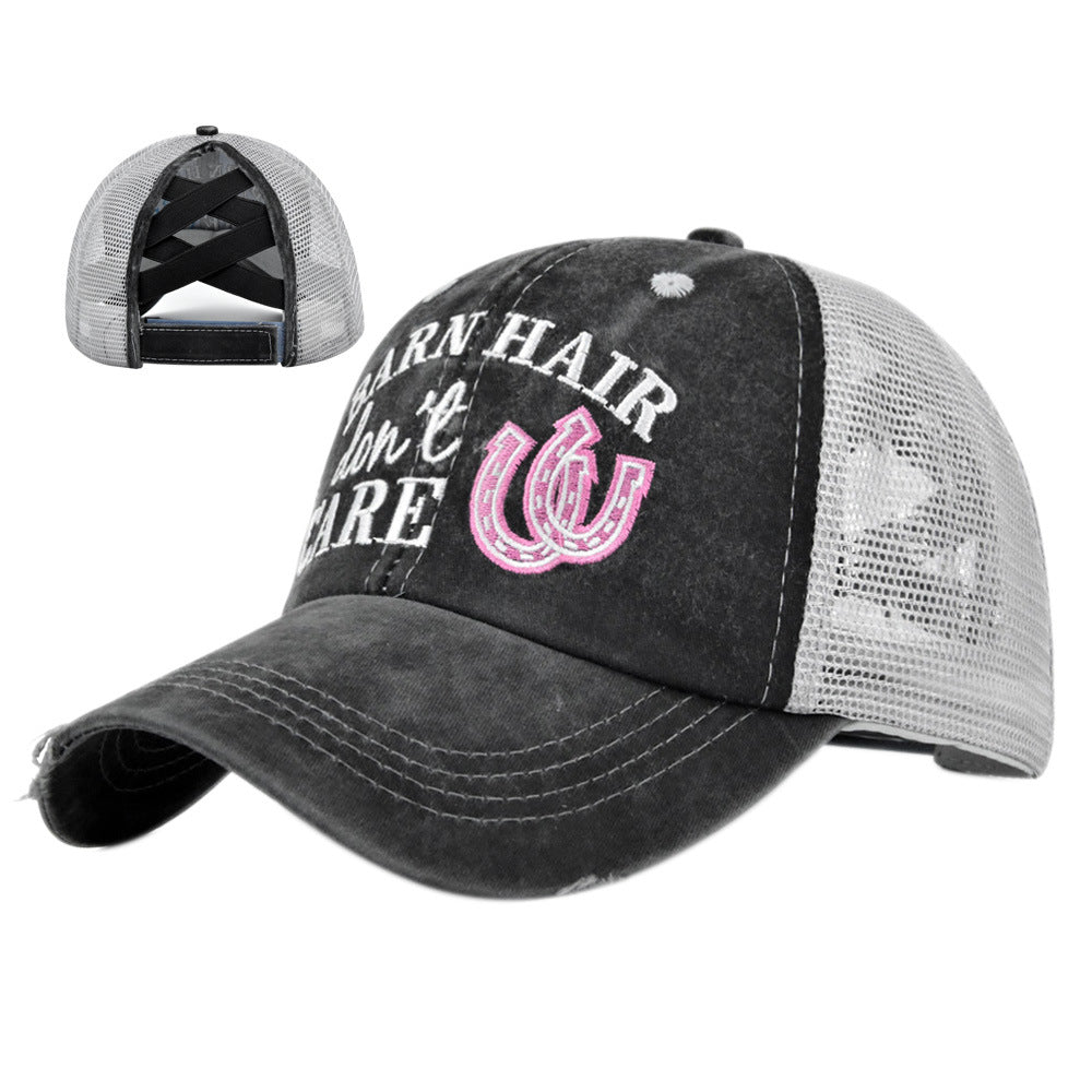 Gorra de béisbol bordada de algodón al por mayor