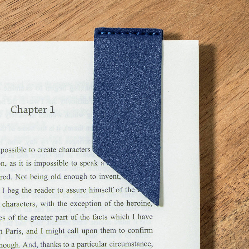 Wholesale Handmade Leather Label Notepad Label Reading Book Cute Literary Bookmark