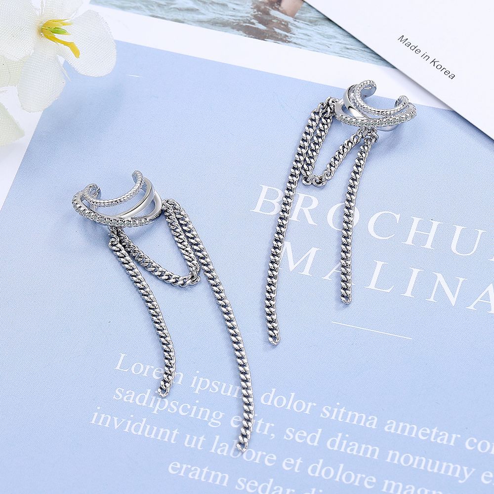 Wholesale Long Tassel Copper Earrings