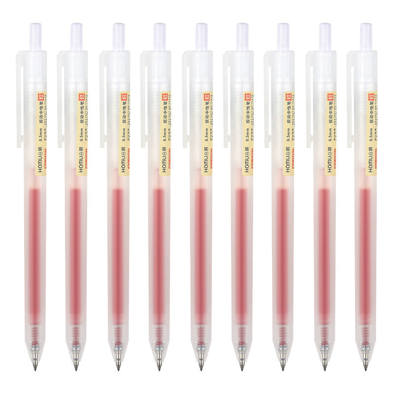 Wholesale New Product Simple Matte Black Water Pen Plastic Press Pen