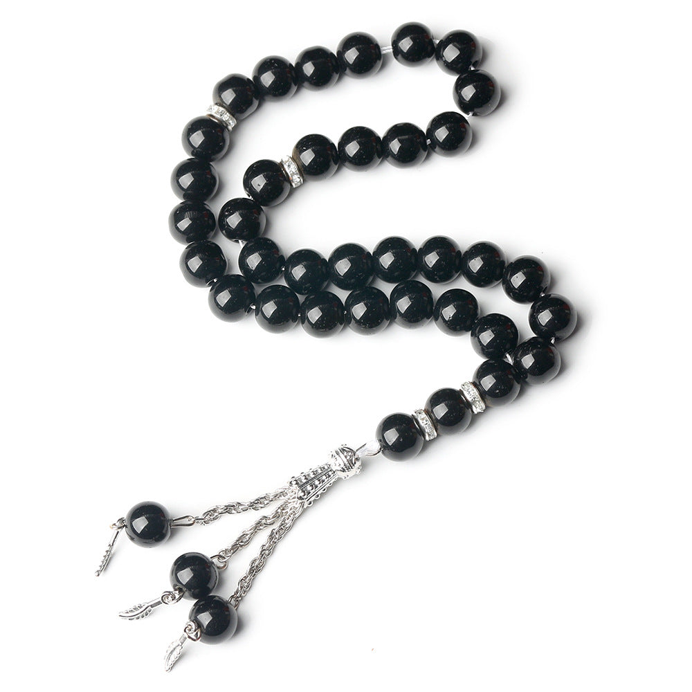 Wholesale Handmade Crystal Bracelet 33 Beads 10Mm Glass Geometric Exotic Unisex Wedding Gift Jewelry Accessory