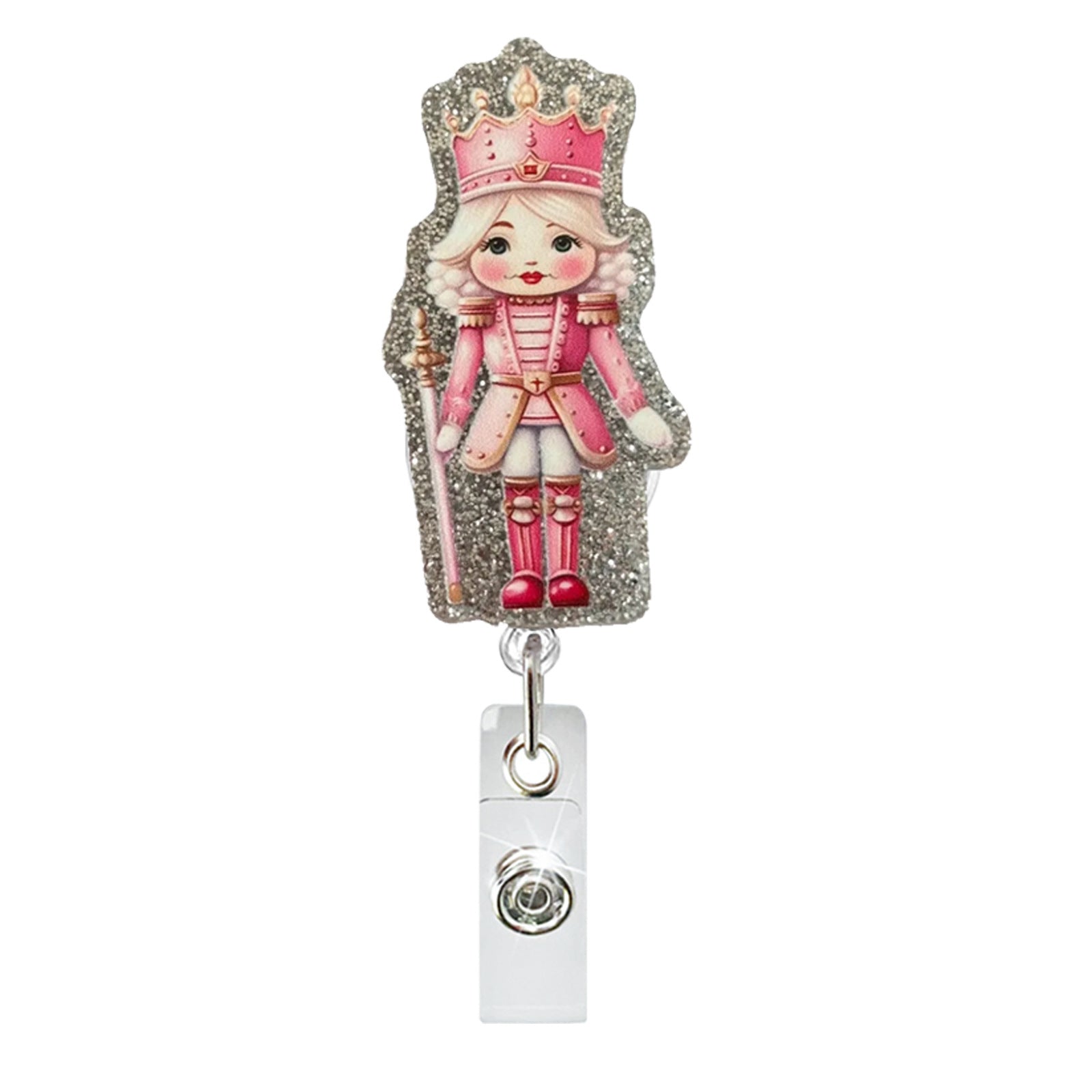 Wholesale Christmas acrylic glitter retractable pull-out